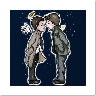 Destiel Winter Posters and Art